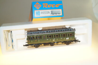 h0 44514/44222A no.2 H0 Roco Abteilwagen 2.Kl. 56 751 Han, top/ovp/AC-Achsen/KK