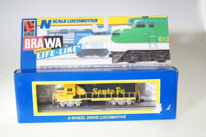 Spur N Brawa/Life-Like 1022 US-Diesellok Santa Fe #3500, sauber/ovp