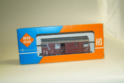 H0 Roco 4375 Ged. Güterwagen Gmmehs 56, top/ovp/AC-Achsen