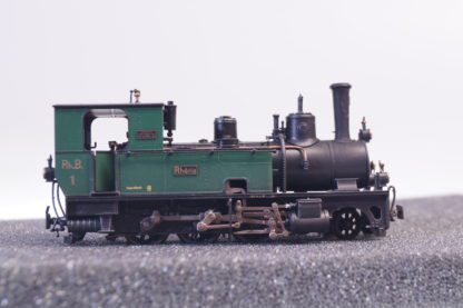 Ferro-Suisse H0m Dampflok G3/4 "Rhätia" Messing-Kleinserie - top/ovp