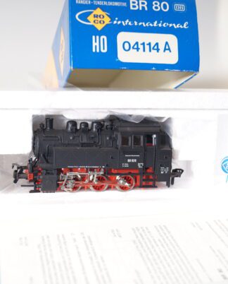 H0 Roco: 04114A Dampflok DR 'BR 80' top/ovp