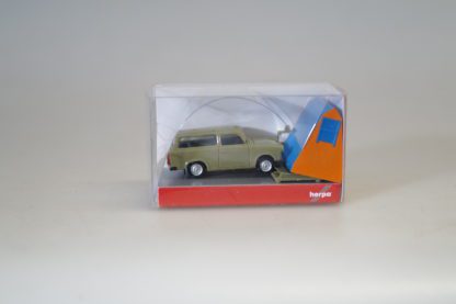1:87 Herpa 024167 Trabant Universal grün mit Dachzelt, neuw./ovp