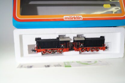 H0: Märklin 3346 Doppel-Diesellok, top-Zustand, ovp – Bild 2