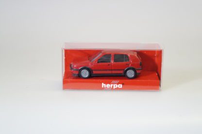 1:87 Herpa 031165 VW Golf III VR6 dkl.rot/Sonderfelge, neuw./ovp