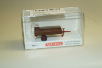 1:87 Wiking 0887 39 lanw. Anhänger Fortuna braun, neuw./ovp