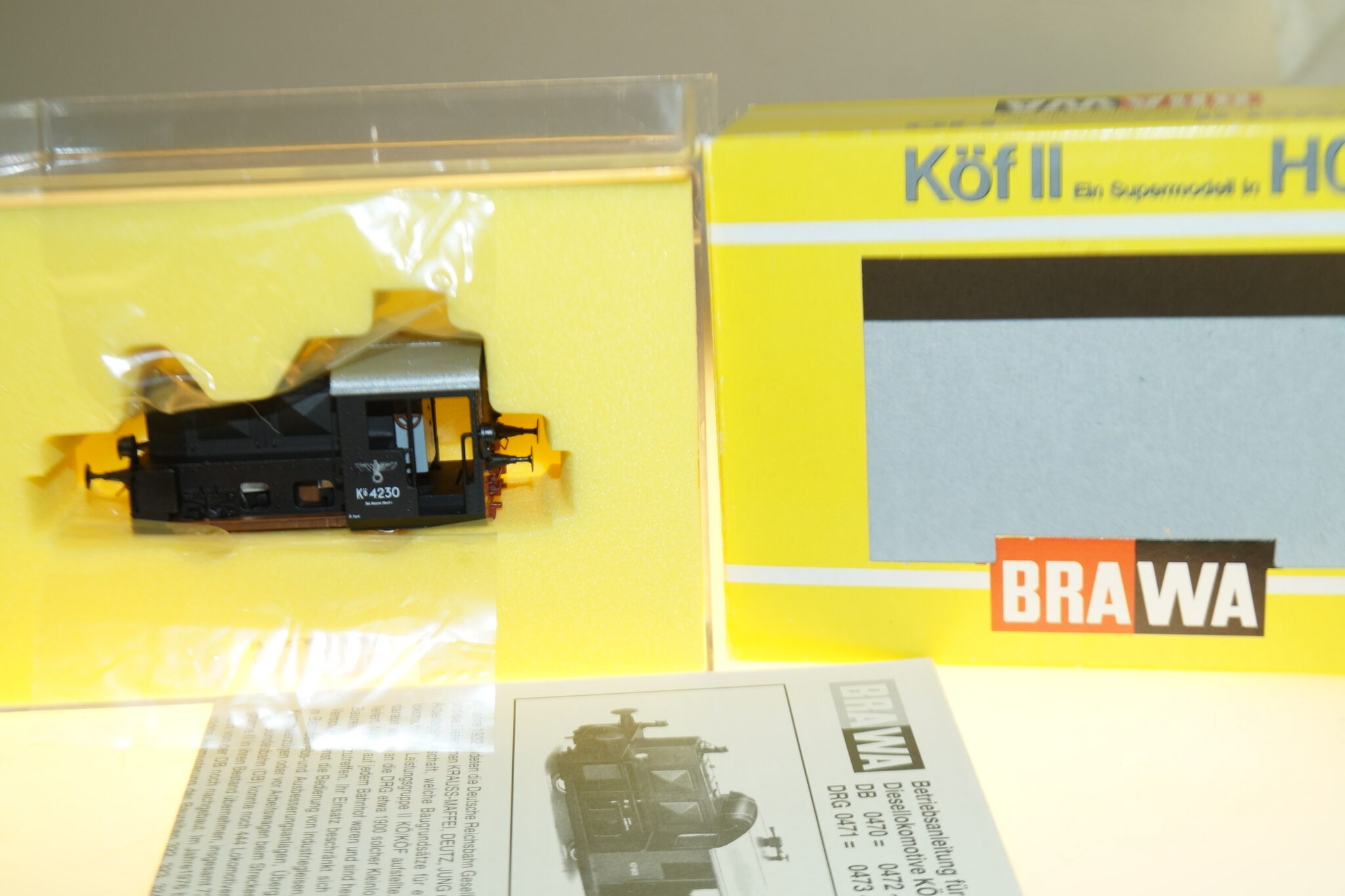h0 Brawa 0471.1 Köf II DR mit Reichsadler, neuw./ovp – gearontologist