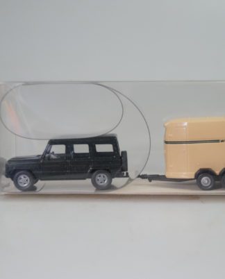 1:87 Wiking 06622/066 00 22  MB G-Modell + Pferdeanhänger, neu