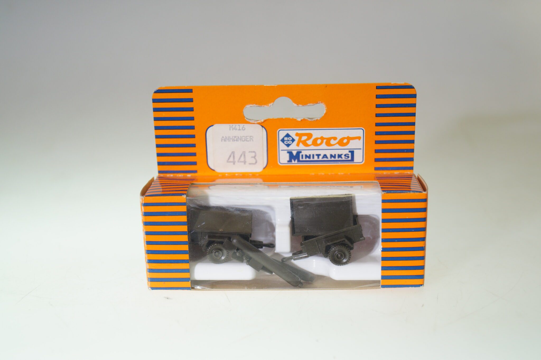 h0 Roco Minitanks 443 Anhänger-Set, neuw./ovp