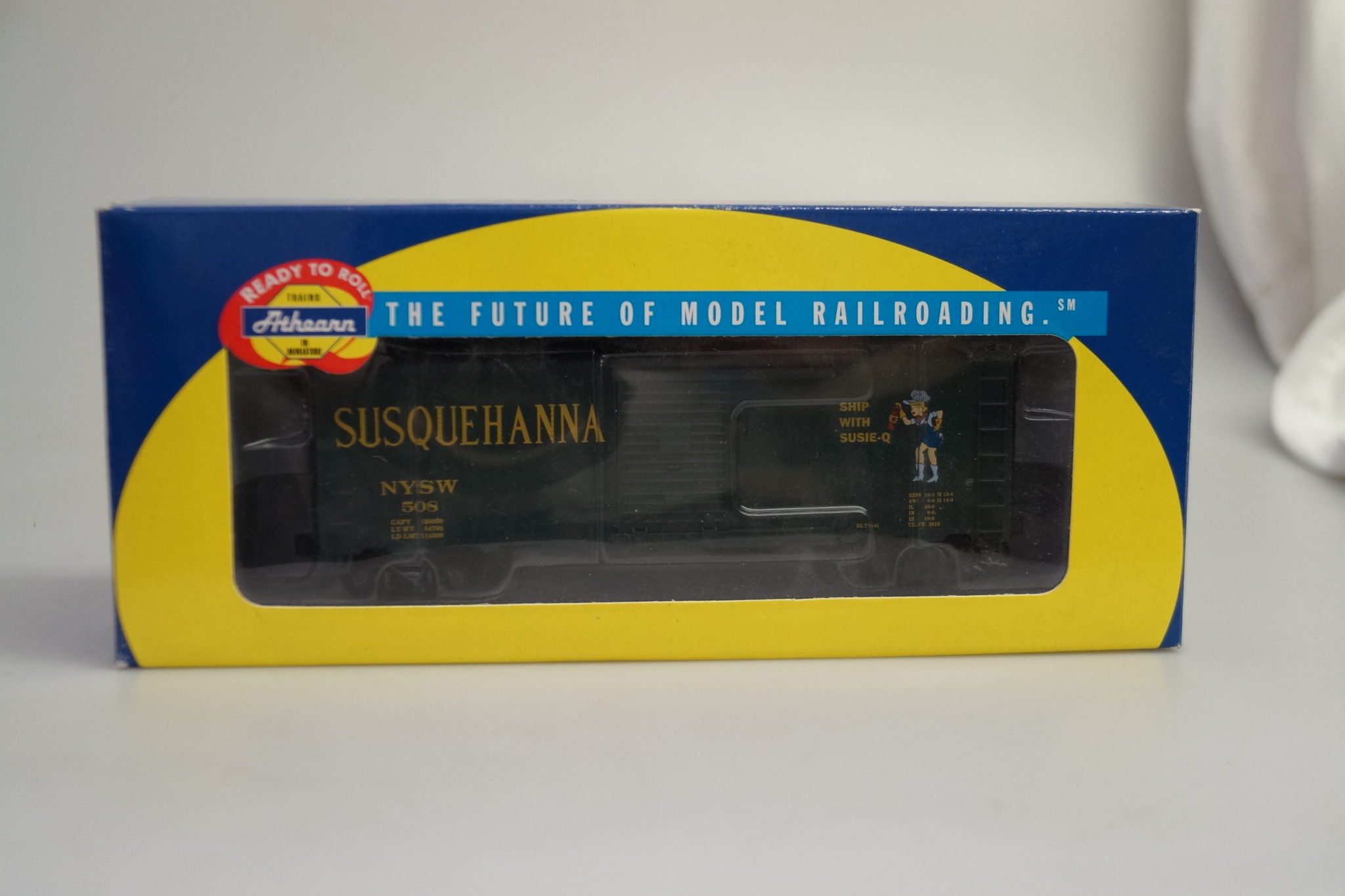 H0: Athearn 7005 40' Boxcar Susquehanna #508, neuw./ovp