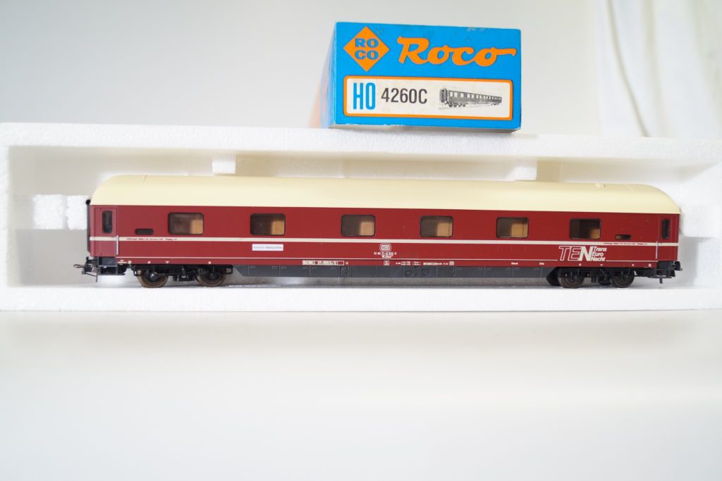 H0 Roco 4260C Schlafwagen TEN rot, top/OVP/AC-Achsen - gearontologist