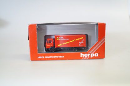 1:87 Herpa Somo Ferrari 348 Challenge Auto Neuser MB Koffer, neuw./ovp