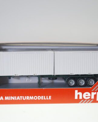 1:87 Herpa 075435 Container-Auflieger weiß, NEU