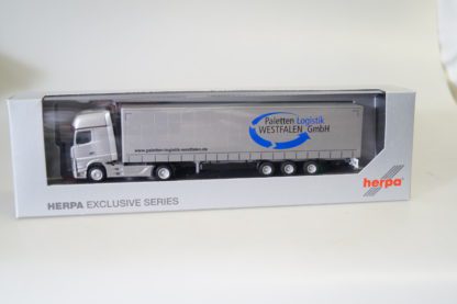 1:87  Herpa exclusive 936095 MB Actros Gigaliner Paletten Logistik Westfalen, neuw./ovp