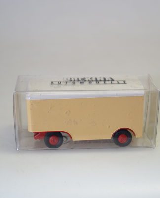 1:87 Brekina 55257 2-Achs-Anhänger hellbraun/weisses Dach – neu
