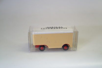 1:87 Brekina 55257 2-Achs-Anhänger hellbraun/weisses Dach – neu