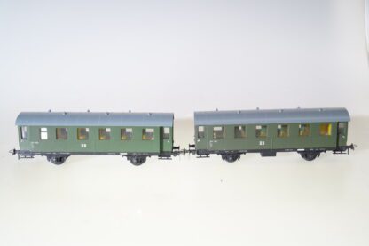 h0 Gützold 64 180 Dampflok + 2 Wagen, sauber – Bild 3