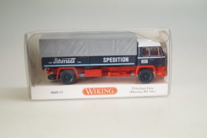 1:87 Wiking 0849 09 Büssing Pritsche/Plane Sped.Schmidt, neu