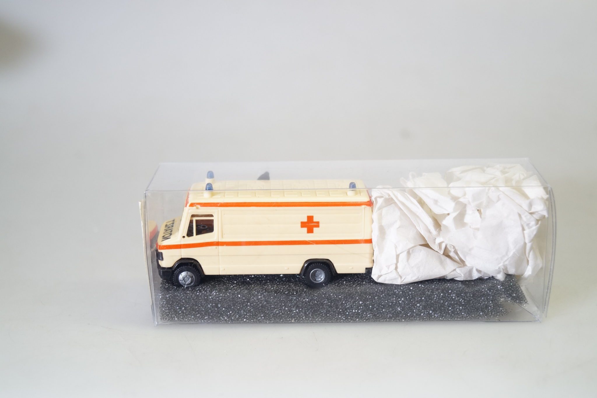 BREKINA 1:87 3170 VW T1 Bus Bulli DRK Rotes Kreuz Grau In OVP 173949