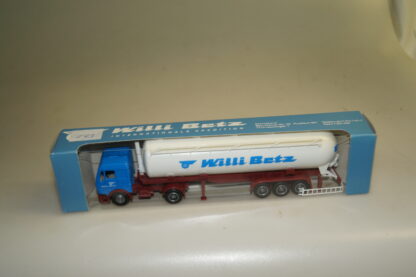 (093) 1:87 Herpa Somo MB SK Silo Sz Willi Betz silberne Felgen, neuw./ovp