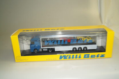 1:87 Herpa exclusive PC Box MB Actros Autotransporter Willi Betz 15329-39035, neuw./ovp