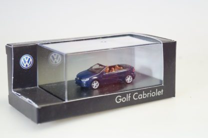 1:87 Herpa Sammlermodell VW Golf Cabrio blau-met., neuw./ovp