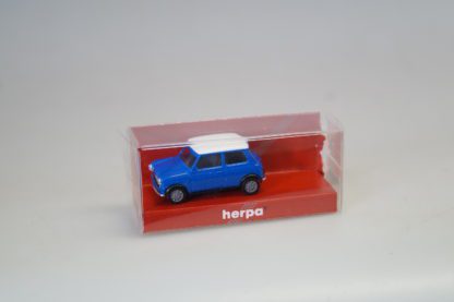 1:87 Herpa 021197 Mini Cooper blau Dach weiss, neuw./ovp
