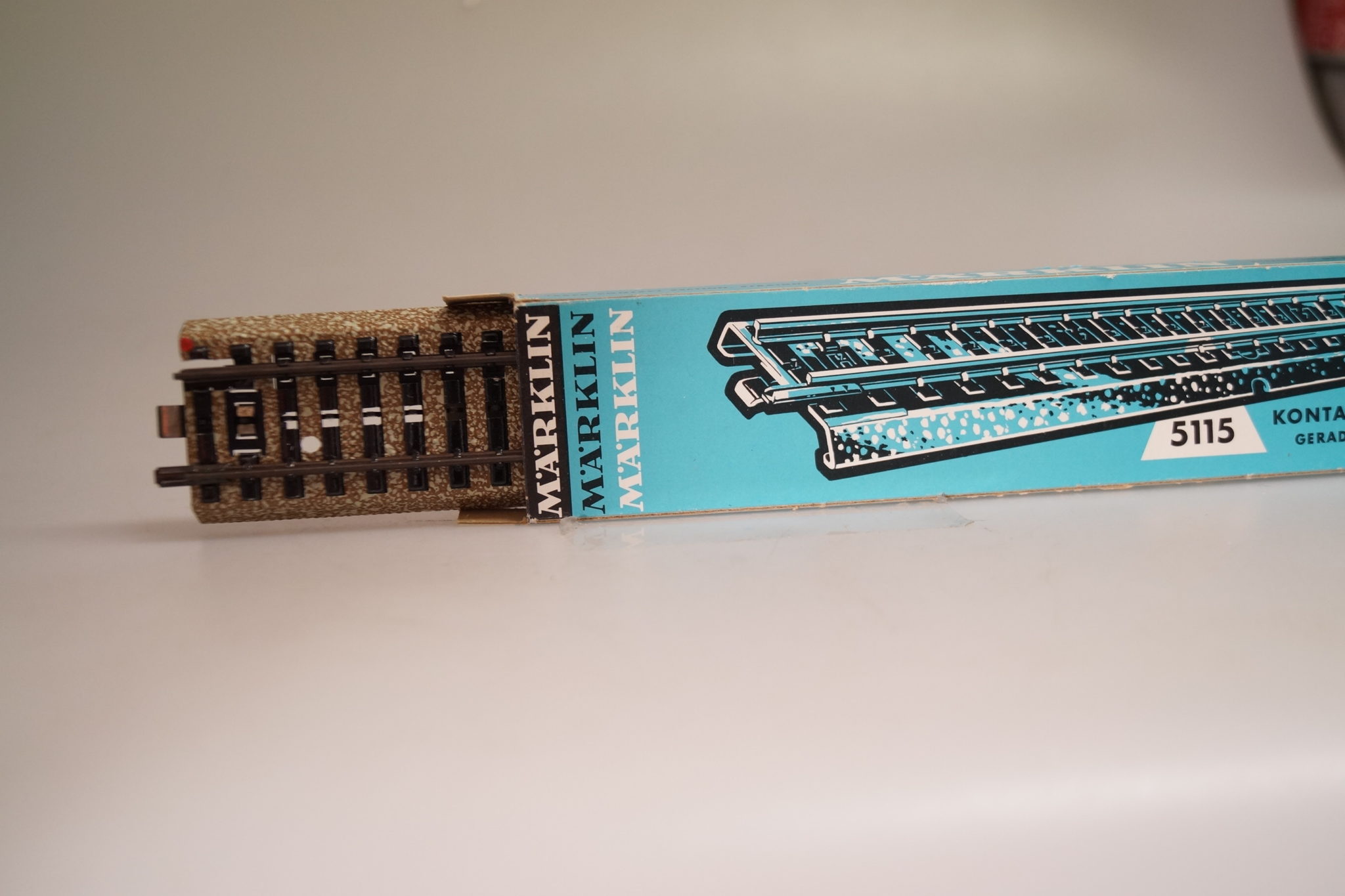 H0: Märklin 5115 1x Kontaktgleisstück gerade M-Gleis – neu