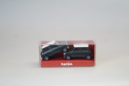 1:87 Herpa 031103 MINI COOPER grün-met., .neuw./ovp