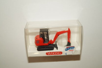 1:87 Wiking 0658 03 31 Mini-Bagger rot, neuw./ovp