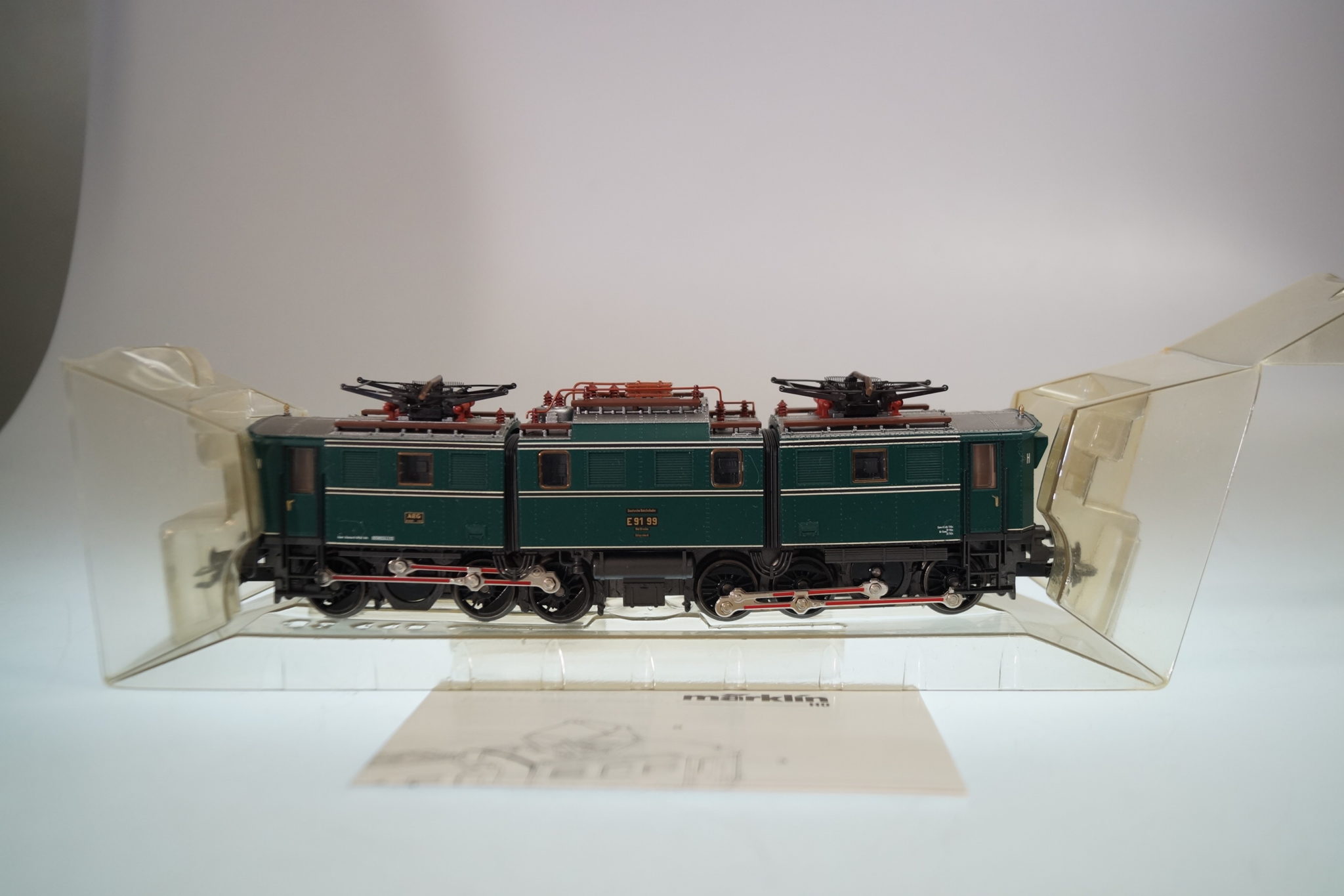H0: Märklin 33291 Dreiteilige E-Lok E 91 Delta dig. - top/ovp