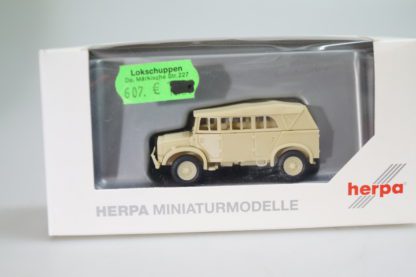 1:87 Herpa 740333 Militär Schw Pkw 108 geschlossen sandfarben , neu