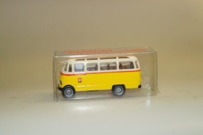 selten! 1:87 Brekina Somo MB L 319 Bus PTT/Schweiz, neuw./ovp