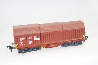 ROCO H0 46288 Teleskophaubenwagen Shimms SBB, sauber