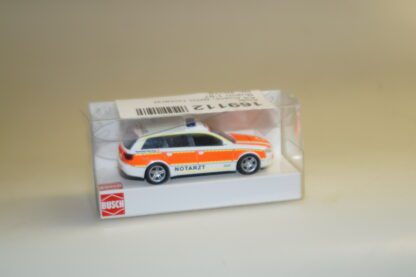 1:87 Busch 49276 Audi A4 Avant Notarzt, neuw./ovp