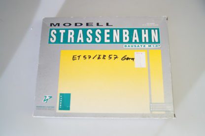 H0 Herrmann&Partner Strassenbahn Bausatz ET57/EB57 Gera, neu