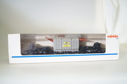 h0 Märklin 4617 Tiefladewagen Trafo-Transport AEG, top/weisse ovp