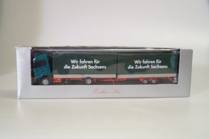 1:87  Herpa Exclusiv MB Actros Jumbo HZ Sachsentrans, neu