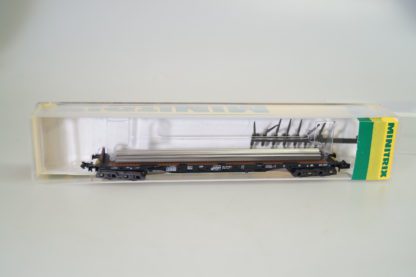 Spur N: Minitrix 3566 Schienentransportwagen, top