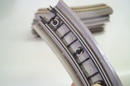 H0 Roco Line: 10 st. 42522 Gleis gebogen+Bettung, gebraucht – Bild 2