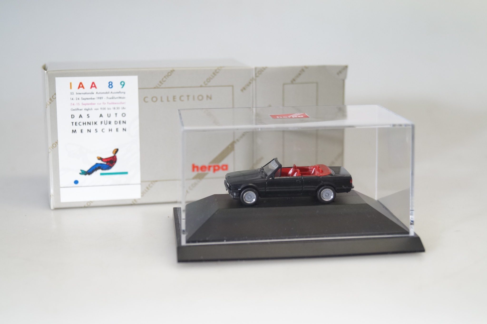 1:87 Herpa Somo PC Box BMW E36 3er Limo Autohaus Bernhardt 1991 neuw.//ovp