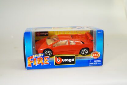 1:43 Bburago Street Fire Lamborghini Diablo rot, neuw./ovp