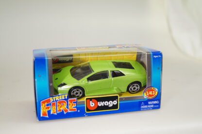 1:43 Bburago Street Fire Lamborghini Murcielago grün-met., neuw./ovp