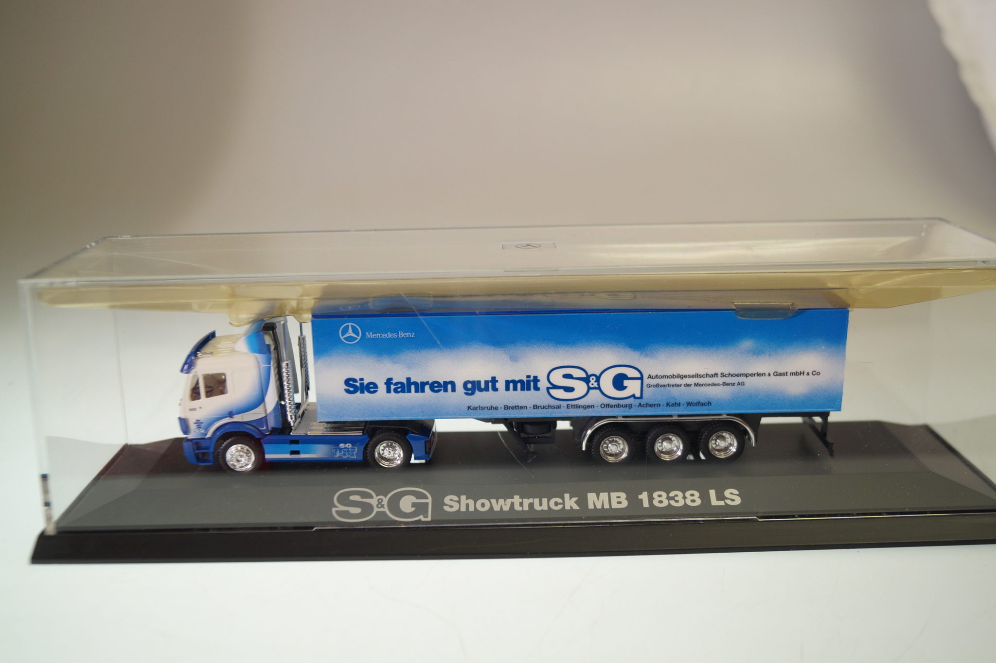 1:87 Herpa Somo MB SK SZ Sie fahren gut mit S&G, neu