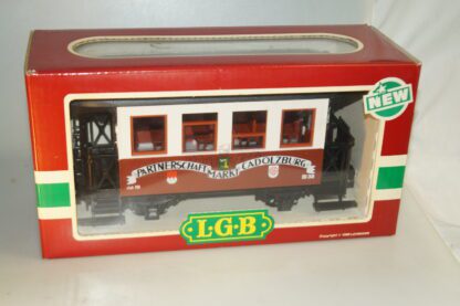 Spur G: LGB 3207 Personenwagen Bi38 Cadolzburg, neuw./ovp