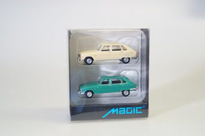 1:87 Herpa MAGIC 451628 Set 2x Renault 16 weiss/grün - NEU