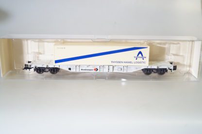 H0 Fleischmann 5246K Containertragwagen 'THYSSEN HANIEL', TOP/OVP
