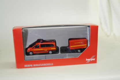 1:87 Herpa 046541 MB Vito + Anhänger Fw, neuw./ovp