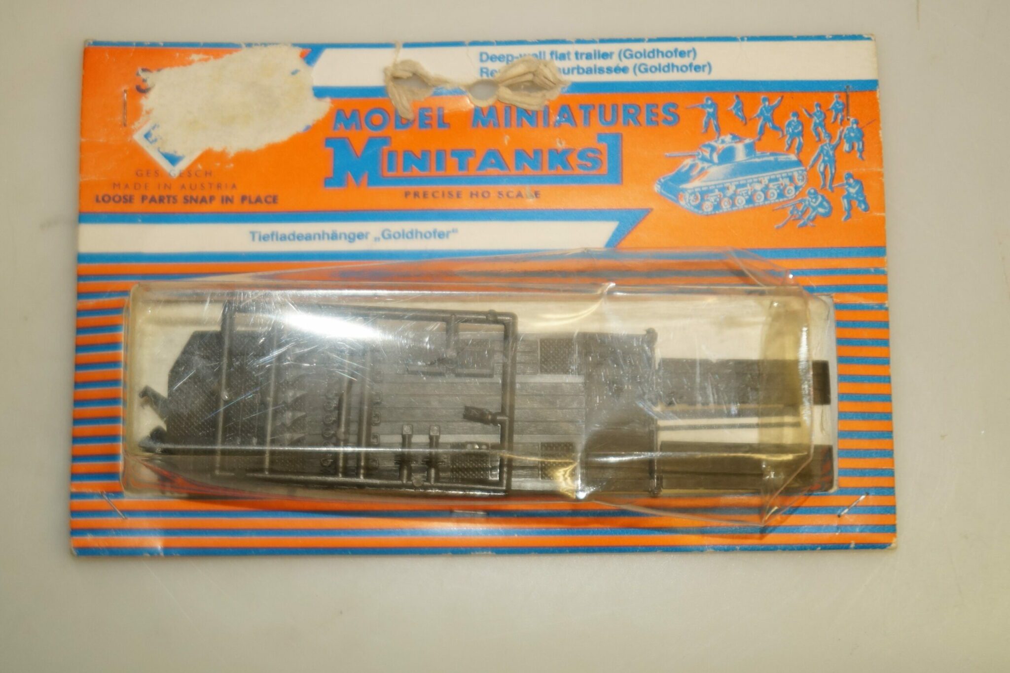 1:87 Roco Minitanks 339 Tieflade-Anhänger Goldhofer BW, neuw./ovp