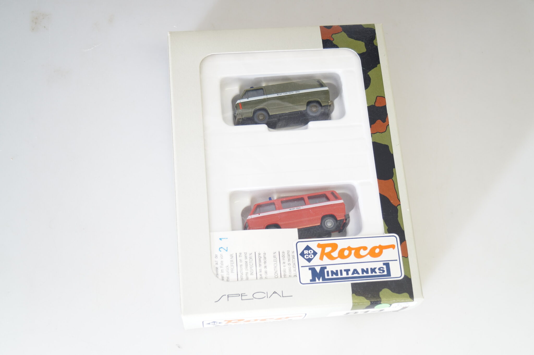 h0 Roco Minitanks 814 VW T3-Set, neuw./ovp