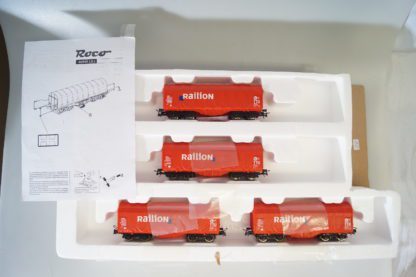 h0 Roco 46940 Schiebeplanenwagen-Set DB Cargo, neuw./ovp
